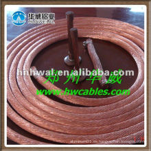 Cable de conexión a tierra de cobre
